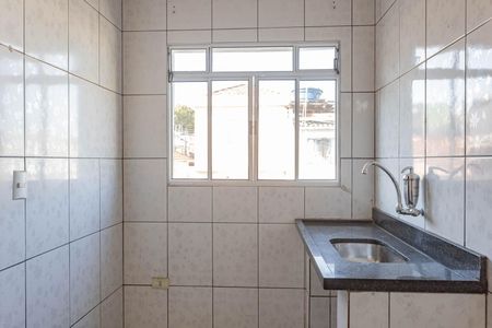 Cozinha de casa para alugar com 1 quarto, 45m² em Vila Brasilina, São Paulo