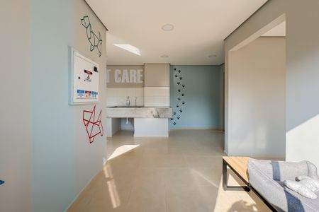 Apartamento para alugar com 37m², 2 quartos e 1 vagaPet Care