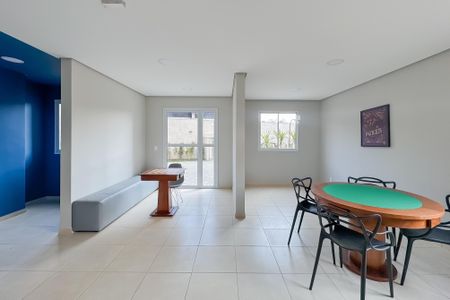 Apartamento para alugar com 37m², 2 quartos e 1 vaga Área comum -  Salão de jogos