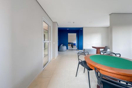 Apartamento para alugar com 37m², 2 quartos e 1 vaga Área comum -  Salão de jogos