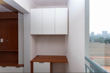 Varanda  de apartamento à venda com 1 quarto, 50m² em Parque Residencial da Lapa, São Paulo