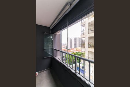 Varanda da Sala/Cozinha de kitnet/studio para alugar com 1 quarto, 29m² em Alto da Mooca, São Paulo