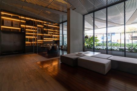 Studio para alugar com 45m², 1 quarto e 1 vagaHall Social