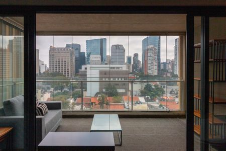 Studio para alugar com 45m², 1 quarto e 1 vagaVaranda