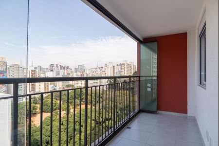 Varanda da Sala de apartamento para alugar com 1 quarto, 36m² em Consolação, São Paulo