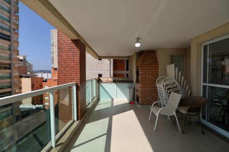 Varanda de apartamento para alugar com 3 quartos, 120m² em Balneario Guarujá, Guarujá