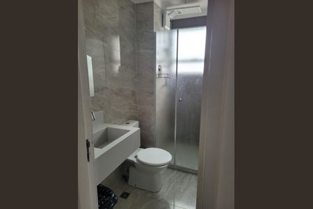 Banheiro de apartamento à venda com 1 quarto, 48m² em Suiço, São Bernardo do Campo