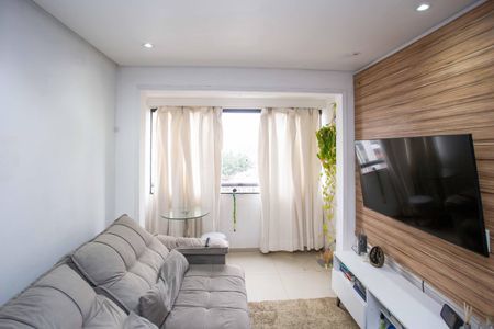Sala de apartamento à venda com 2 quartos, 56m² em Jardim Melo, Diadema