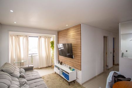 Sala de apartamento à venda com 2 quartos, 56m² em Jardim Melo, Diadema