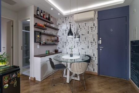 Sala de Jantar de apartamento à venda com 2 quartos, 53m² em Barra Funda, São Paulo
