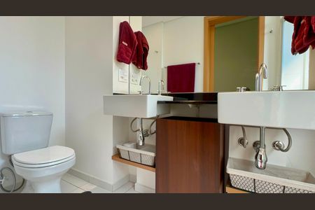 Apartamento à venda com 60m², 1 quarto e 2 vagasBanheiro da Suíte