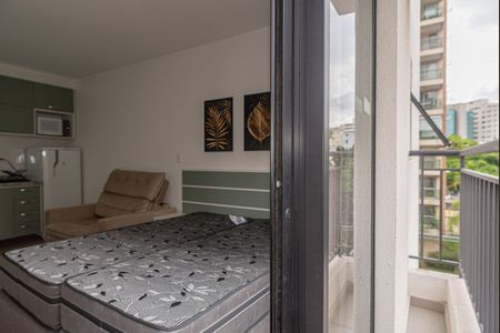Varanda do Quarto de kitnet/studio para alugar com 1 quarto, 43m² em Bela Vista, São Paulo