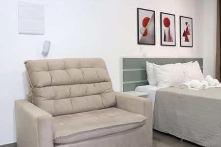 Studio para alugar com 39m², 1 quarto e sem vagaDormitório