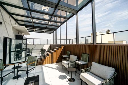 Studio à venda com 24m², 1 quarto e sem vagaChurrasqueira