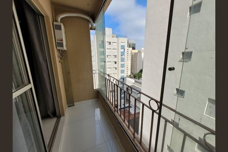 Varanda da Sala de apartamento à venda com 3 quartos, 74m² em Vila Olímpia, São Paulo