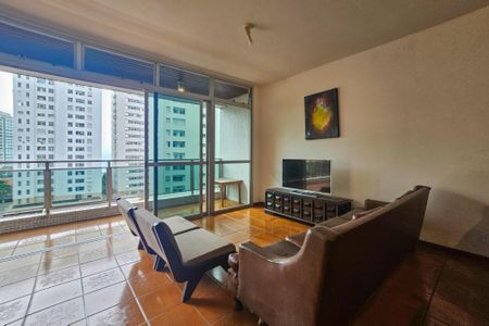 Sala de apartamento para alugar com 3 quartos, 130m² em Centro, Guarujá