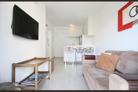 Sala/Cozinha de apartamento à venda com 1 quarto, 32m² em Panamby, São Paulo