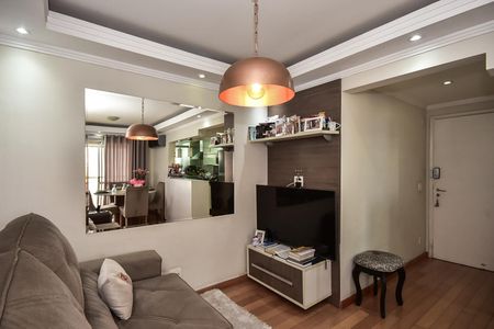 Sala de Tv de apartamento à venda com 2 quartos, 56m² em Vila Sonia do Taboao, Taboão da Serra