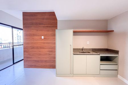 Sala/Cozinha de apartamento à venda com 1 quarto, 38m² em Chácara Seis de Outubro, São Paulo