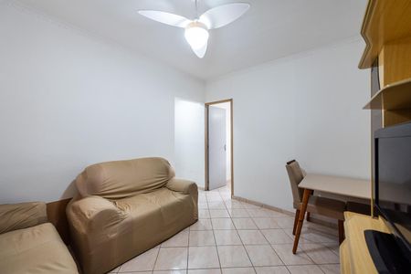 Sala de apartamento para alugar com 1 quarto, 40m² em José Menino, Santos