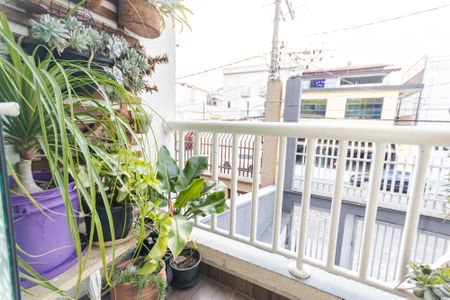 Varanda da Sala de apartamento à venda com 3 quartos, 90m² em Parque das Nações, Santo André