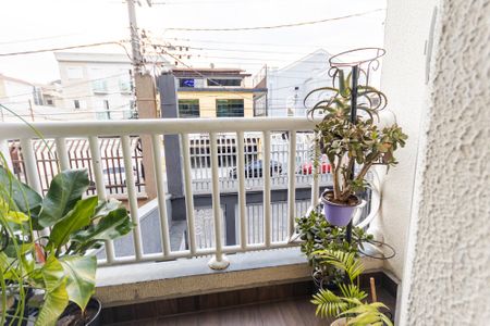 Varanda da Sala de apartamento à venda com 3 quartos, 90m² em Parque das Nações, Santo André