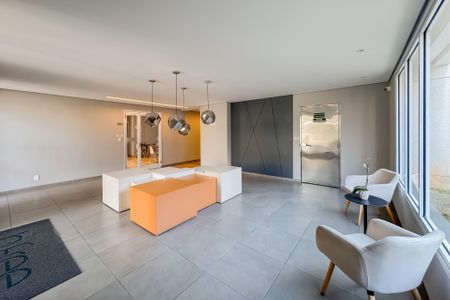 Studio à venda com 45m², 1 quarto e 2 vagasHall social