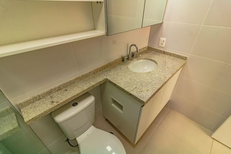 Banheiro da Suíte de apartamento para alugar com 2 quartos, 65m² em Vila Alexandria, São Paulo