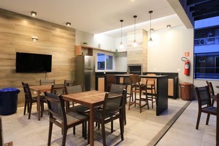 Apartamento para alugar com 50m², 1 quarto e 2 vagasÁrea comum - Churrasqueira