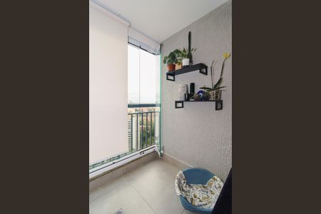 Varanda da Sala de apartamento à venda com 2 quartos, 56m² em Vila Andrade, São Paulo