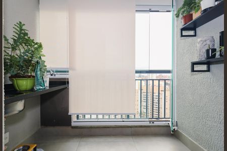 Varanda da Sala de apartamento à venda com 2 quartos, 56m² em Vila Andrade, São Paulo