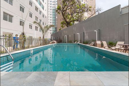 Área comum - Piscina de apartamento para alugar com 2 quartos, 55m² em Liberdade, São Paulo