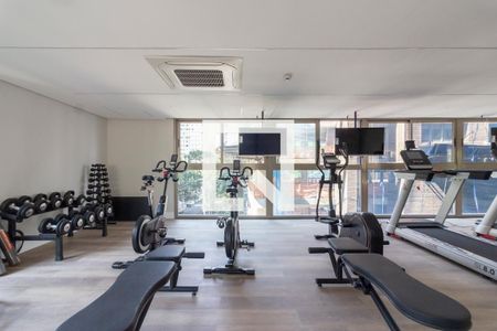 Apartamento para alugar com 32m², 1 quarto e 1 vagaAcademia