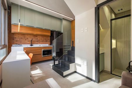 Apartamento para alugar com 32m², 1 quarto e 1 vagaSala/Cozinha