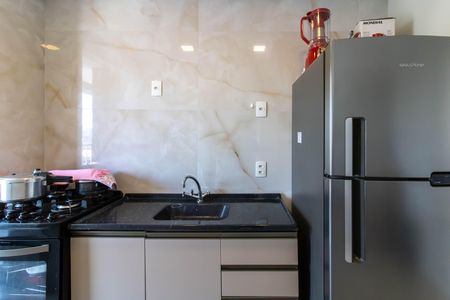 Cozinha de apartamento à venda com 1 quarto, 42m² em Vila Sao Joao, Guarulhos