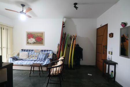 Sala de apartamento para alugar com 2 quartos, 78m² em Vila Luis Antonio, Guarujá