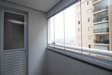 Varanda da Sala de apartamento à venda com 2 quartos, 55m² em Jardim Imperador, Guarulhos