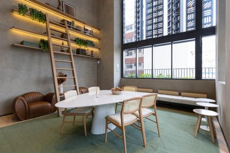 Studio para alugar com 27m², 1 quarto e sem vaga Studio para alugar com 27m², 1 quarto e sem vagaÁrea comum - Coworking