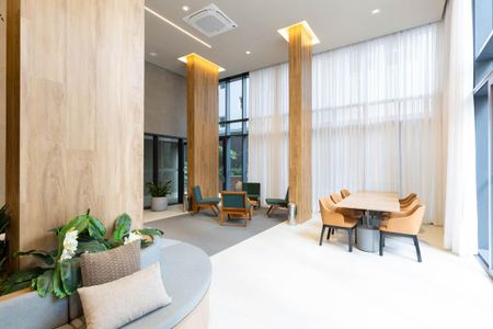 Studio para alugar com 27m², 1 quarto e sem vaga Studio para alugar com 27m², 1 quarto e sem vagaÁrea comum - Salão de festas