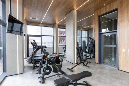 Studio para alugar com 27m², 1 quarto e sem vaga Studio para alugar com 27m², 1 quarto e sem vagaÁrea comum - Academia