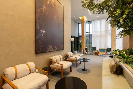 Studio para alugar com 27m², 1 quarto e sem vaga Studio para alugar com 27m², 1 quarto e sem vagaÁrea comum - Salão de festas