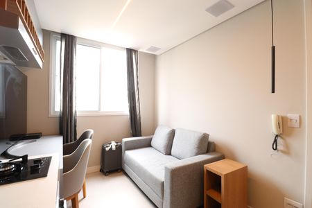 Sala/Cozinha de apartamento para alugar com 1 quarto, 27m² em Lapa, São Paulo