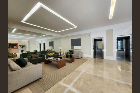 Apartamento à venda com 357m², 4 quartos e 5 vagasHall social