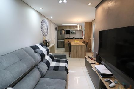 Sala de apartamento à venda com 2 quartos, 54m² em Vila Osasco, Osasco