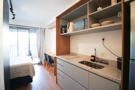 Studio para alugar com 29m², 1 quarto e sem vaga Studio para alugar com 29m², 1 quarto e sem vagaCozinha