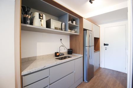 Studio para alugar com 29m², 1 quarto e sem vaga Studio para alugar com 29m², 1 quarto e sem vagaCozinha