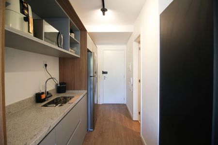 Studio para alugar com 29m², 1 quarto e sem vaga Studio para alugar com 29m², 1 quarto e sem vagaCozinha