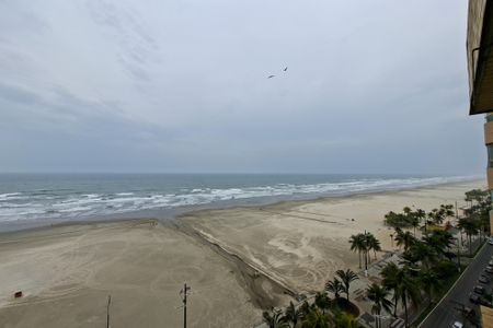 Vista da Sacada da Sala de apartamento para alugar com 3 quartos, 95m² em Guilhermina, Praia Grande