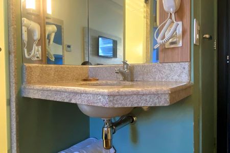 Banheiro de kitnet/studio à venda com 1 quarto, 18m² em Santo Antônio, Belo Horizonte