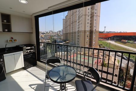 Varanda gourmet de apartamento à venda com 2 quartos, 48m² em Vila Yolanda, Osasco